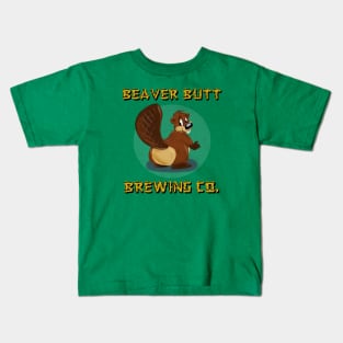 Beaver Butt Brewing Co. Kids T-Shirt